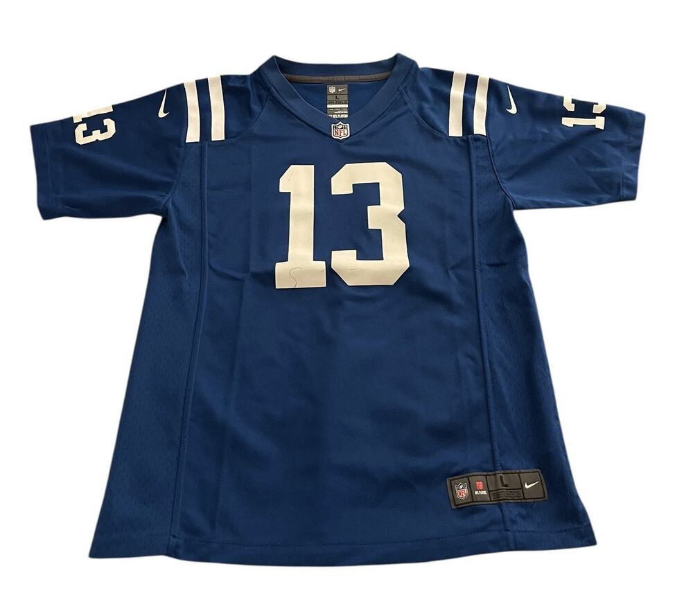 Nike On Field NFL Indianapolis Colts TY Hilton #13 Jersey Men’s L Authentic